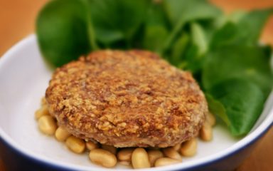 Hambúrguer de carne com aveia