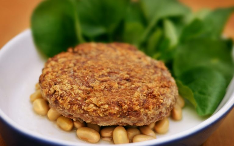 Hambúrguer de carne com aveia