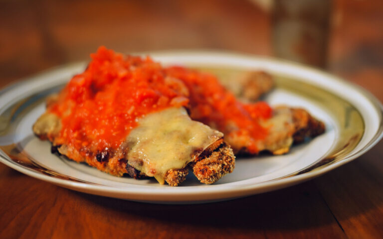 Filé à parmegiana levinho