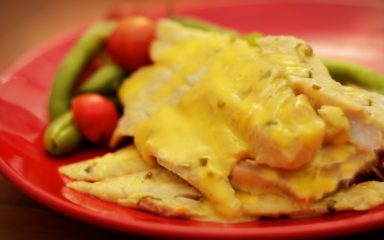 pescada ao molho de mostarda