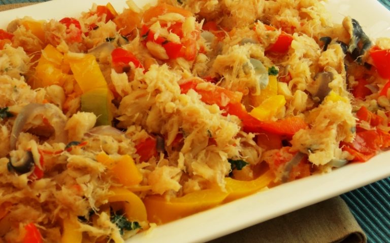 Bacalhau desfiado
