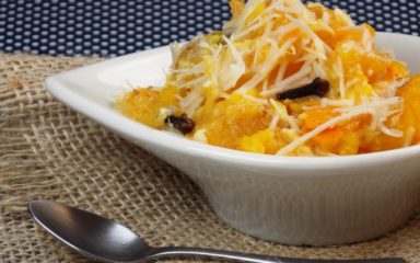 Doce de moranga com coco