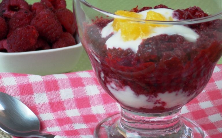 Granizado de frutas vermelhas