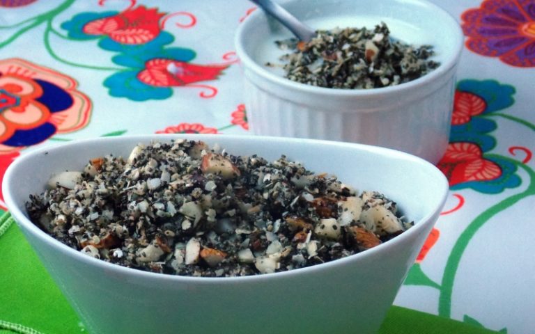 mix de chia, quinoa e nuts