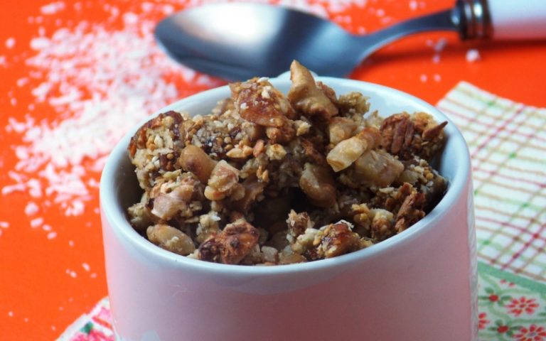 granola com coco