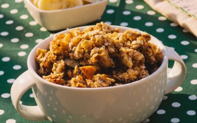 Granola com banana