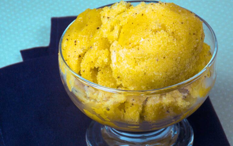 sorbet de manga com kiwi