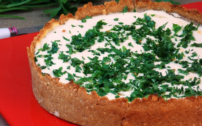 Quiche cremosa de queijos