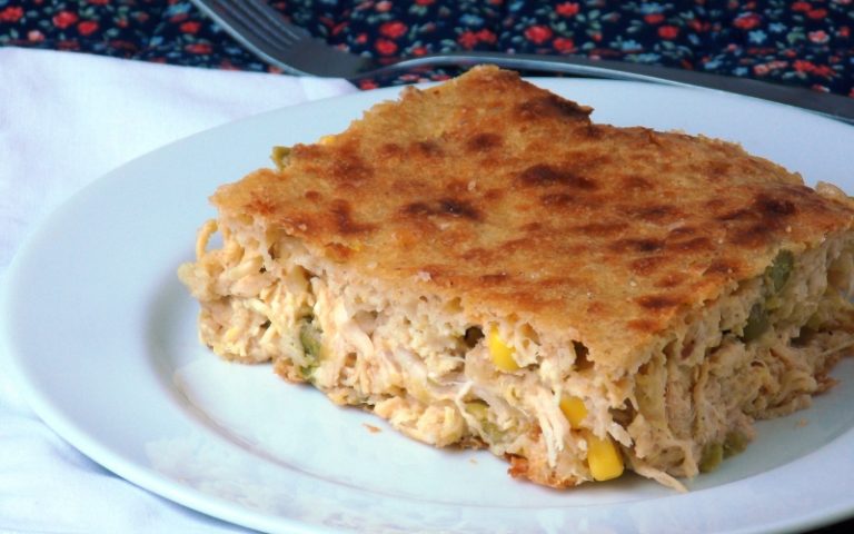 Torta integral de frango