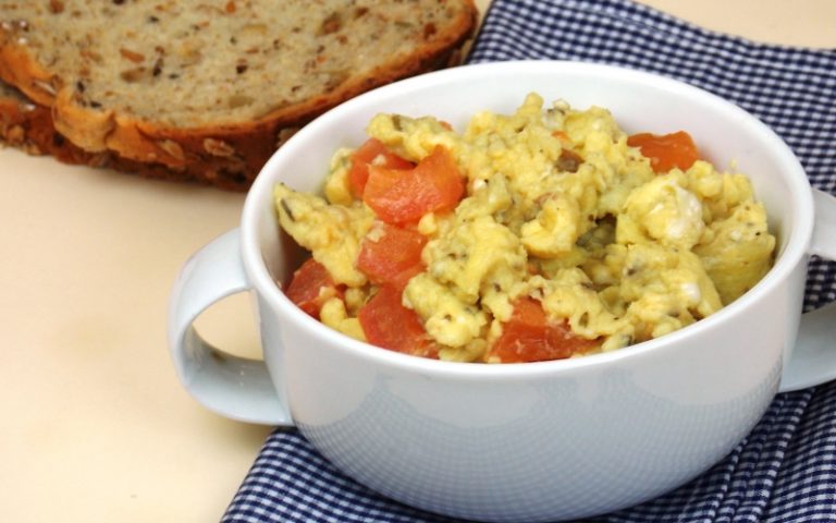 ovos mexidos cremosos