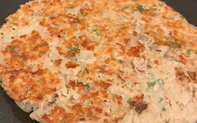 HAMBURGUER DE ATUM E FARELO DE AVEIA