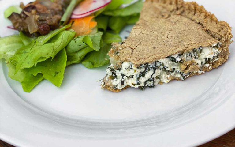 Torta de aveia com ricota