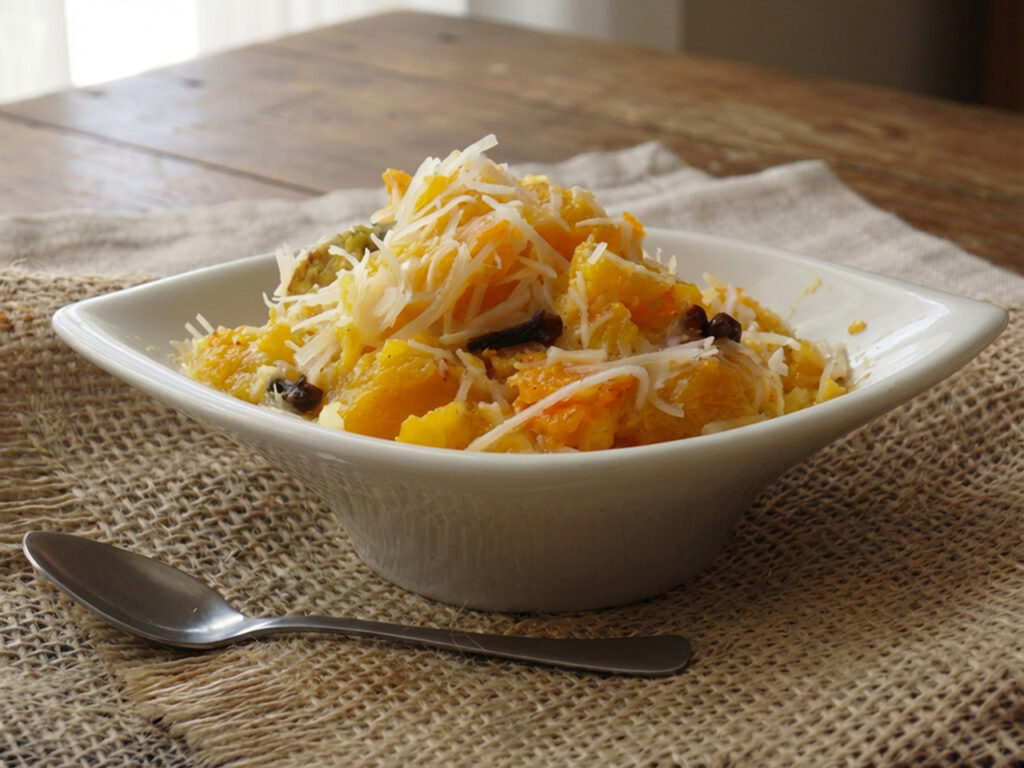 Doce de moranga com coco