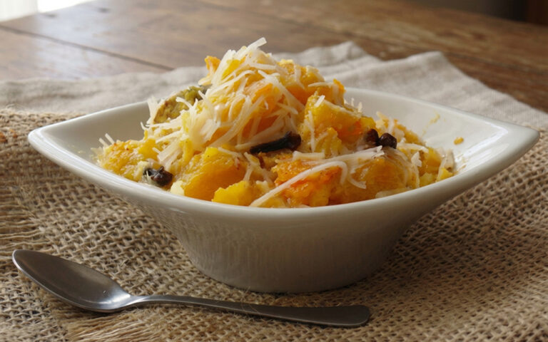 Doce de moranga com coco